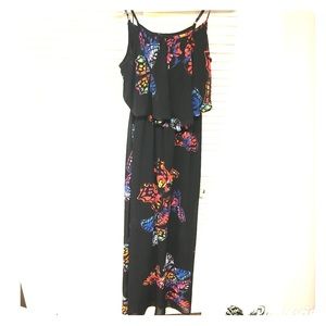 Target Xhilaration butterfly maxi dress